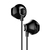 Baseus NGH06-01 słuchawki/zestaw słuchawkowy Douszny Złącze 3,5 mm Czarny