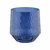 EGLO Bezamby Kerzenständer Glas Blau