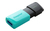 Kingston Technology DataTraveler Exodia M USB flash meghajtó 256 GB USB A típus 3.2 Gen 1 (3.1 Gen 1) Fekete, Türkizkék