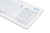 Cleankeys CK5 Tastatur USB Schweiz Weiß