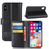 JLC iPhone 11 Genuine V2 Leather Wallet - Black