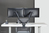 Neomounts FPMA-D650DBLACK uchwyt / stojak do monitorów 68,6 cm (27") Czarny Biurko
