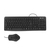 CoolBox COO-KTR-01U teclado Ratón incluido USB QWERTY Negro