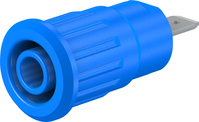 4 mm Sicherheitsbuchse blau SEB4-F/N