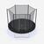 Trampoline 300 With Netting - Tool-free Design - One Size