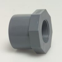 PVC-U Inlijmring - 40 mm x 1 inch, lijmspie x binnendraad