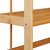 Relaxdays Standregal Bambus, Holz, 3 Ablagen, HxBxT: 88 x 55 x 26 cm, Bad Regal, Schuhregal, Bambusregal, natur braun