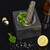 Relaxdays Mörser mit Stößel, Granit, poliert, für Gewürze & Kräuter, 500 ml, Steinmörser BxT: 14,5 x 14,5 cm, dunkelgrau