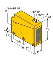 Opto-Sensor Einweglichtschranke Q853E-B