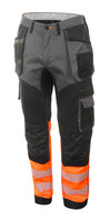 HIVIS TWO TONE TROUSERS OR/BLK 30 TTT