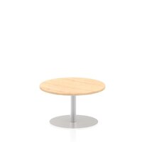 Dynamic Italia 800mm Poseur Round Table Maple Top 475mm High Leg ITL0121