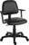 Ergo Blaster Medium Back PU Operator Office Chair with Height Adjustable Arms Black - 1100PUBLK/0280 -
