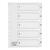 5 Star Office Index 1-5 Multipunched Mylar-reinforced Strip Tabs 150gsm A4 White