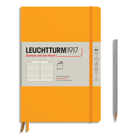 LEUCHTTURM 1917 Carnet souple 14,8x21cm 123 pages lignées numérotées. Coloris Orange