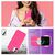 NALIA Neon Handy Hülle für iPhone 12 mini, Slim Case Cover Schutz Tasche Bumper Pink
