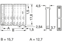 Buchsengehäuse, 6-polig, RM 2.54 mm, gerade, schwarz, 926657-6