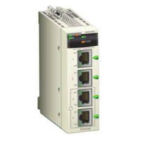 Ethernet-Modul, 4 Ports, 100 Mbit/s, BMXNOC0401