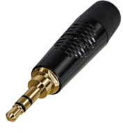 3.5 mm Klinkenstecker, 3-polig (stereo), Lötanschluss, Zink, RTP3C-B