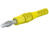 4 mm Stecker, Lötanschluss, 2,5 mm², gelb, 64.9294-24