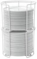 Tellerspender für 24 Teller; 27.8 cm (H); weiß