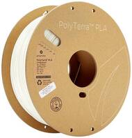 Polymaker 70822 PolyTerra PLA 3D nyomtatószál PLA műanyag alacsonyabb műanyag tartalom 1.75 mm 1000 g Fehér (matt) 1 db