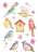 HERMA 15225 Stickers DECOR zangvogel Bild 3