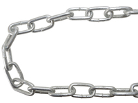 Galvanised Chain Link 6mm x 15m Reel - Max. Load 250kg
