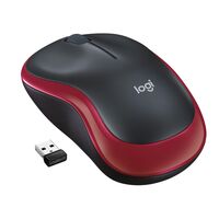 M185 Mouse, Wireless, Red,