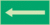 Fluchtweg-Schild - Richtungspfeil, gerade, Grün, 15 x 30 cm, Aluminium, B-7590