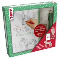 Kreativ-Set Kunst des Zeichnens für Kinder TOPP 29036