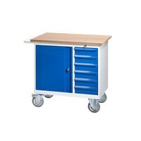 Compact workbench, mobile