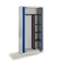 Steel cupboard with flush doors
