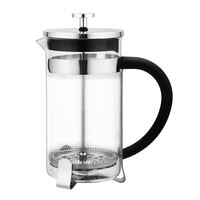 Olympia Contemporary Glass Cafetiere 3 Cup Stainless Steel