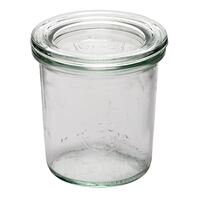 APS Weck Jars Made of Glass with Lid Dishwasher Safe 140ml Pack of 12