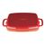 Vogue Rectangular Casserole Dish in Red Cast Iron 2.8Ltr 55(H)x 390(W)x 235(D)mm