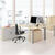 Schreibtisch Geramöbel 4 Fuß Flex S-550305 (WEISS)