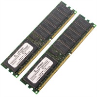 HP DDR-RAM 512MB-Kit 2x256MB PC2700U CL2.5 - 305957-041