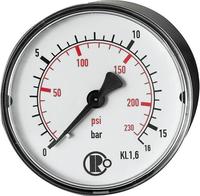 Manometer D 63 mm 0-6 bar G1/4 rue zent.DS