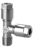1010 6-1/8, Compression fitting-fixed run tee -6mm tube-1/8 thread