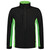 Tricorp softshell jack - Bi-Color - Workwear - 402002 - zwart/limoen groen - maat XXL
