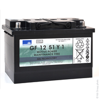 Batterie(s) Batterie traction SONNENSCHEIN GF-Y GF12051Y1 12V 56Ah Auto