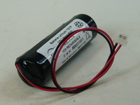 Pack(s) Batterie lithium 1x LS14500 1S1P F150 3.6V 2.6Ah JST
