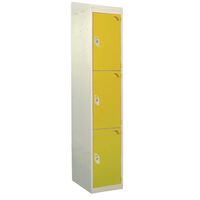 Standard lockers with sloping top