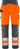High Vis Green Handwerkerhose Kl.2, 2641 GPLU Warnschutz-orange/grau Gr. 52