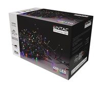 Entac Christmas IP44 400 LED fényfüzér Multicolor 8m (ECL-M400MC)