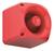 Sirena Schallgeber NX1101060D Nexus 110 10-60VDC Sockel rot PNS-0013