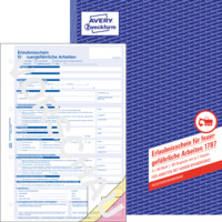 Erlaubnisschein für feuergefährliche Arbeiten, A4, selbstdurchschreibend, je 3x40 Blatt