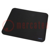 Mouse pad; black; 250x220x3mm