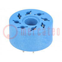 Socket; PIN: 8; 10A; 250VAC; PCB; for PCB; Series: 60.12; -40÷70°C