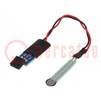 Sensor: pressure; 5VDC; socket,pin header; I/O: 3; 7.6mm; Arduino